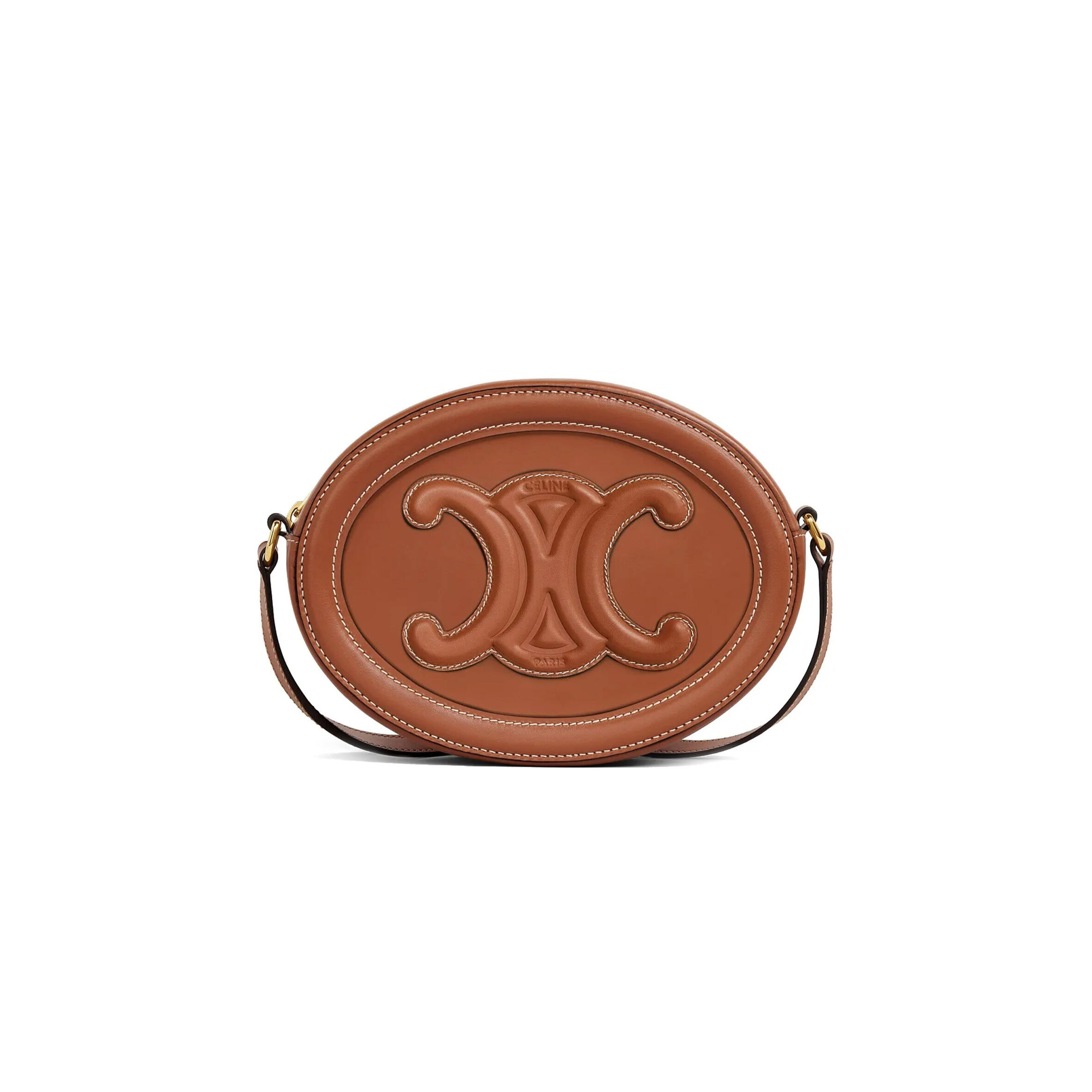CELINE MEDIUM CROSSBODY IN TRIOMPHE SMOOTH COWHIDE 198603DXC.04LU (20*15*6cm)